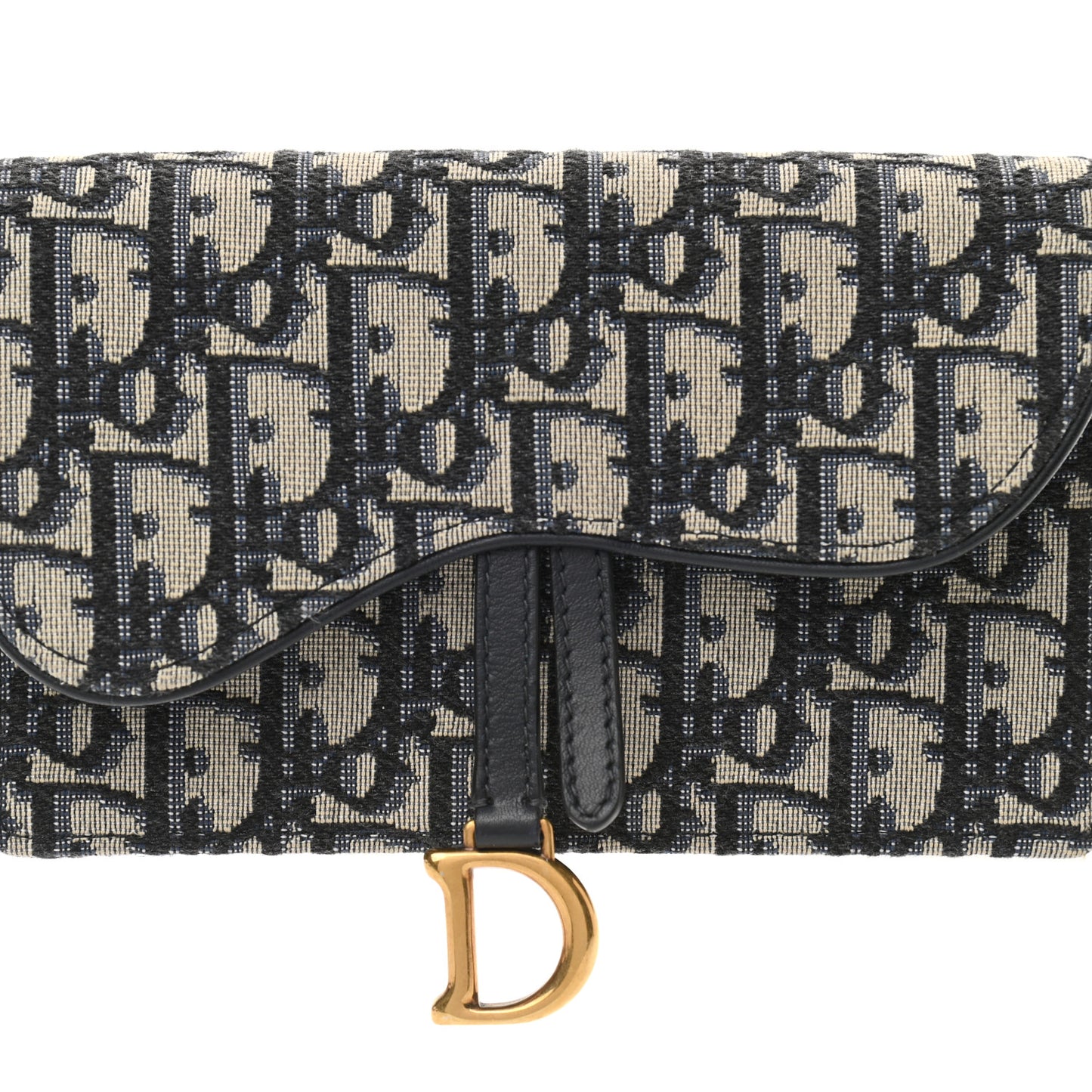 Oblique Saddle Belt Bag Blue