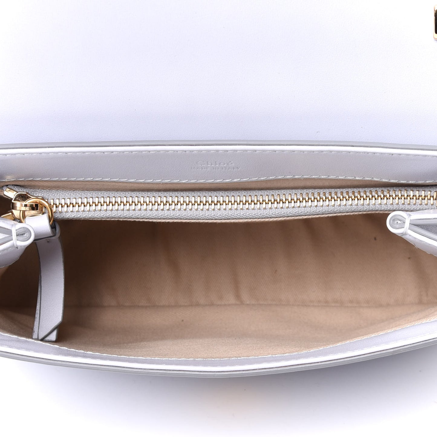 Calfskin Small C Double Carry Light Cloud