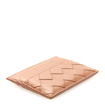 Bottega Veneta Nappa Intrecciato Card Holder Mud 4 of 9