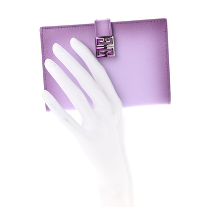 Givenchy Smooth Box Ombre Calfskin 4G Wallet Lilac 2 of 9
