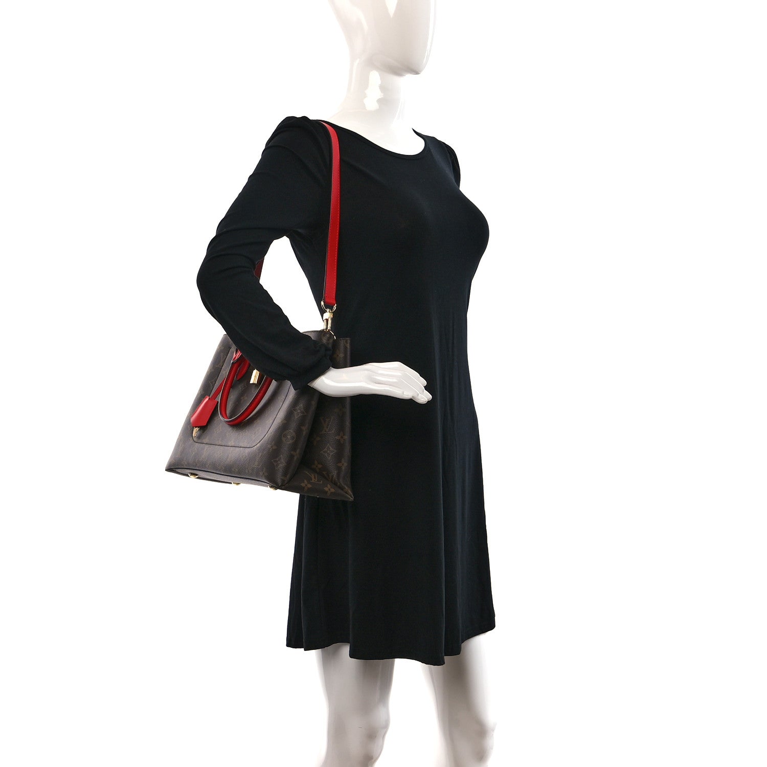Louis Vuitton Monogram Flower Tote Coquelicot 2 of 9