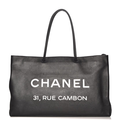 Chanel Calfskin Large Essential 31 Rue Cambon Tote Black 1 of 12