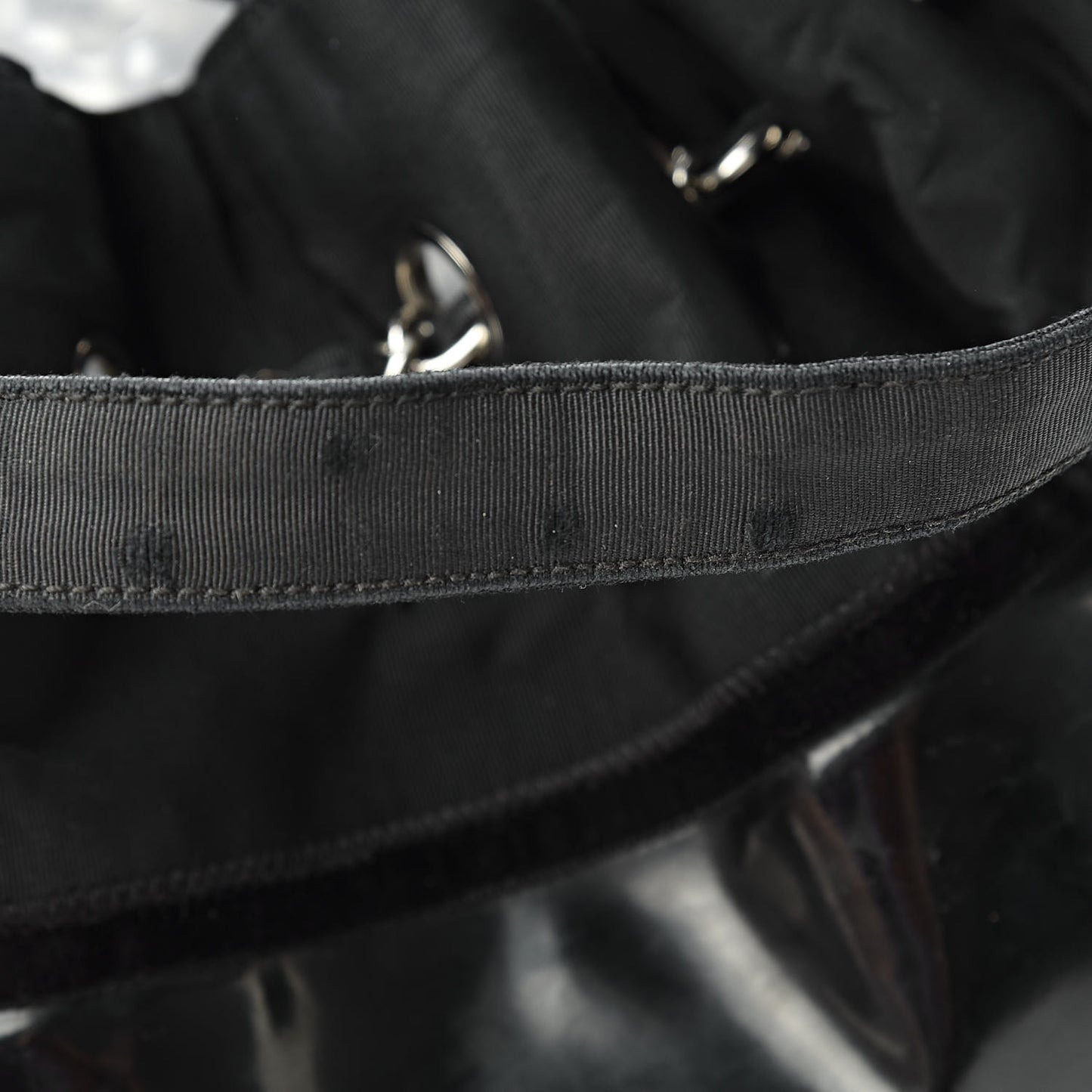 Vinyl Large Stretch Spirit Cabas Black