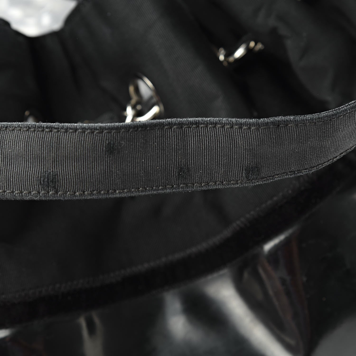 Chanel Vinyl Large Stretch Spirit Cabas Black 18 of 19