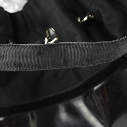 Chanel Vinyl Large Stretch Spirit Cabas Black 18 of 19