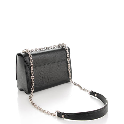 Louis Vuitton Epi Twist Shoulder Bag MM Black 3 of 6
