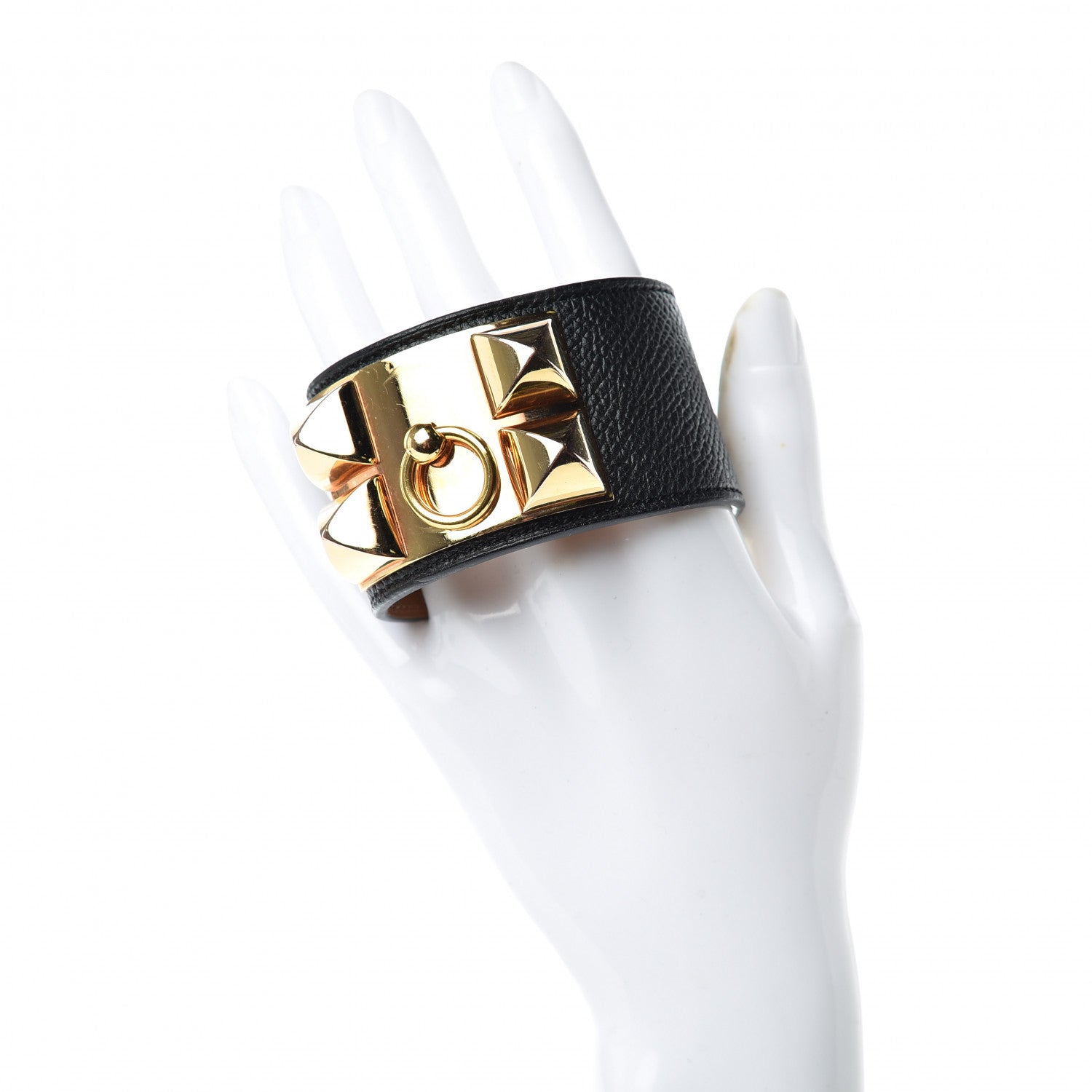 Hermes Epsom Collier de Chien CDC Bracelet S Black 2 of 8