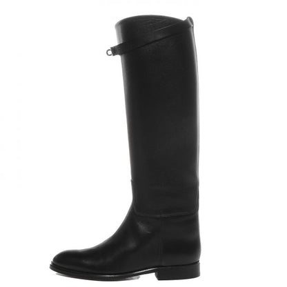 Hermes Box Jumping Boots 36 Black 1 of 8