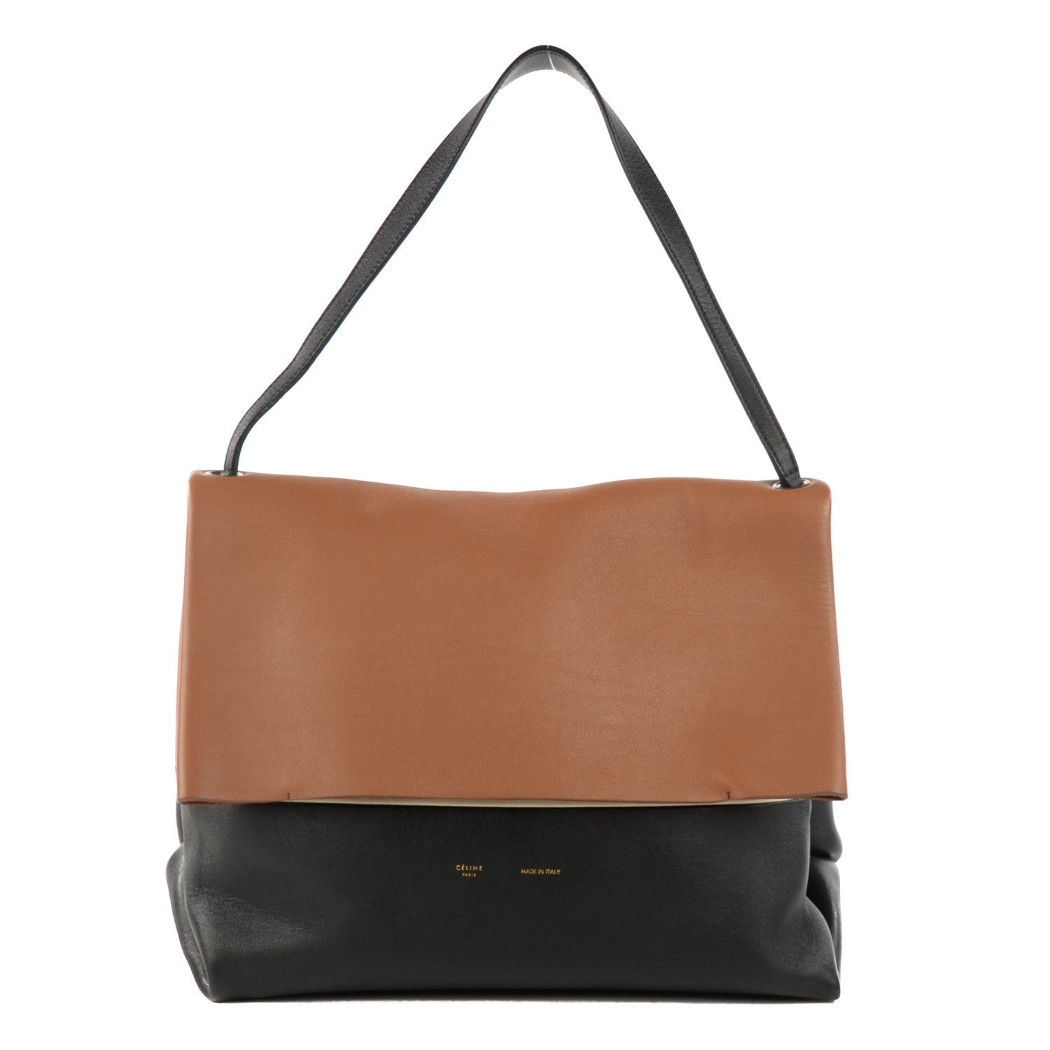 Celine Calfskin All Soft Shoulder Bag Tan 1 of 7