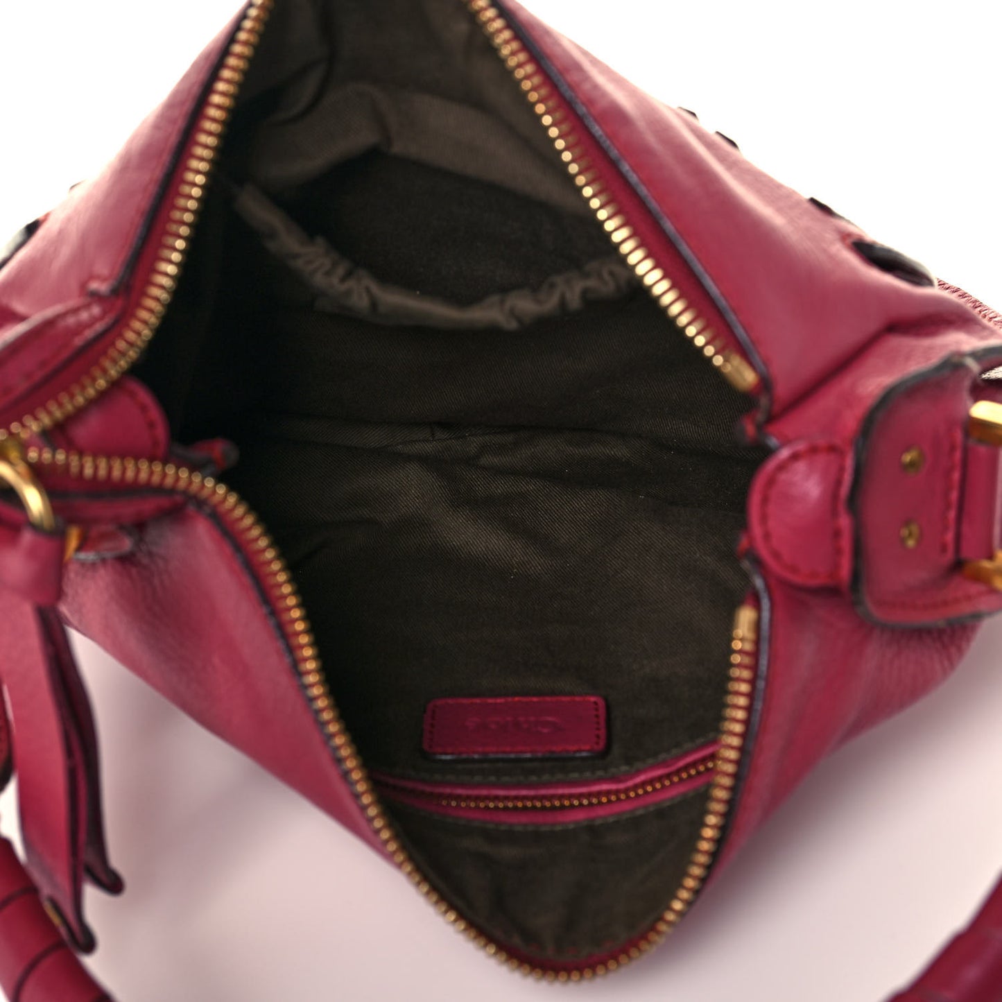 Calfskin Medium Marcie Hobo Peony Red