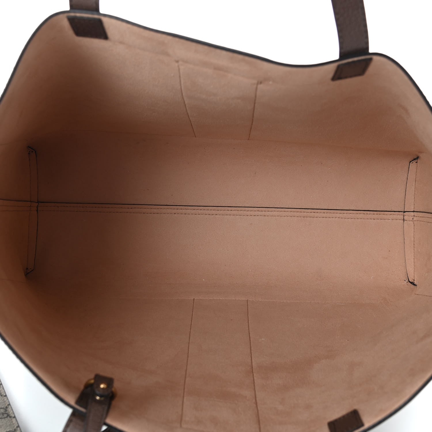 Gucci GG Supreme Monogram Web Ophidia Tote Brown 6 of 10