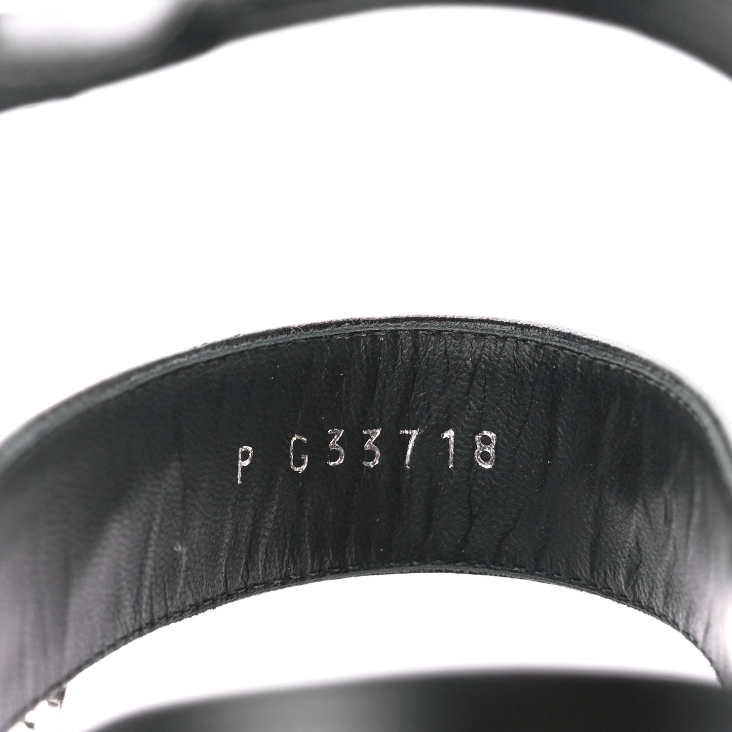 Lambskin CC Chain Sandals 38.5 Black