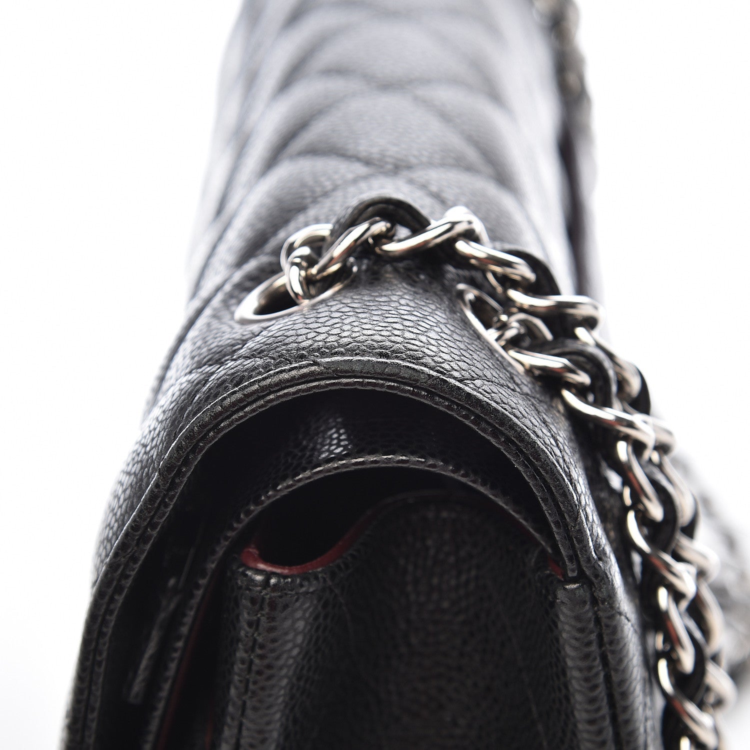 Chanel Caviar Quilted Jumbo Double Flap Black 17 of 17