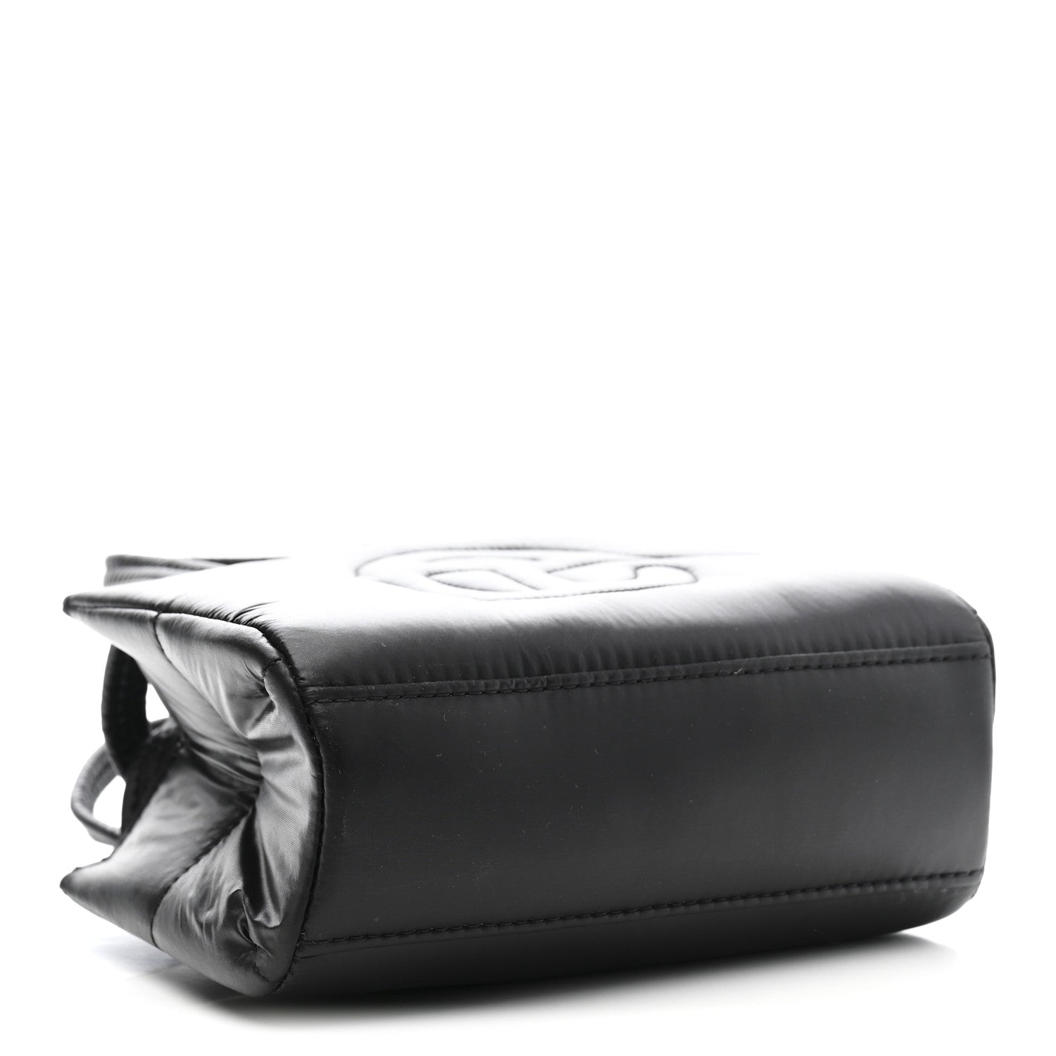 Telfar Nylon Small Puff Shopping Bag Black 4 of 11