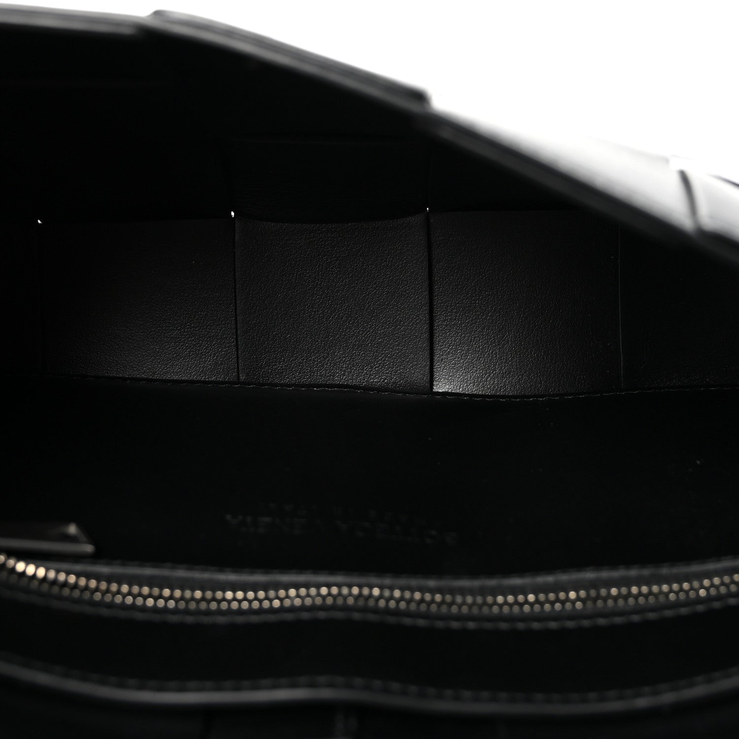 Bottega Veneta Calfskin Maxi Intreccio Cassette With Strap Bag Black 6 of 9