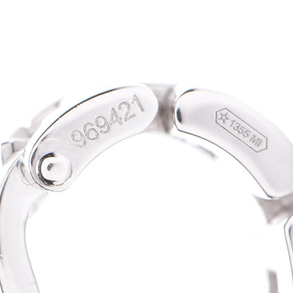 Cartier 18K White Gold Panthere Maillon Earrings 4 of 6