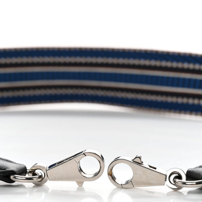 Hermes Toile Swift 50mm Sangle Cavale Shoulder Strap Bleu Zellige Indigo Black 6 of 7