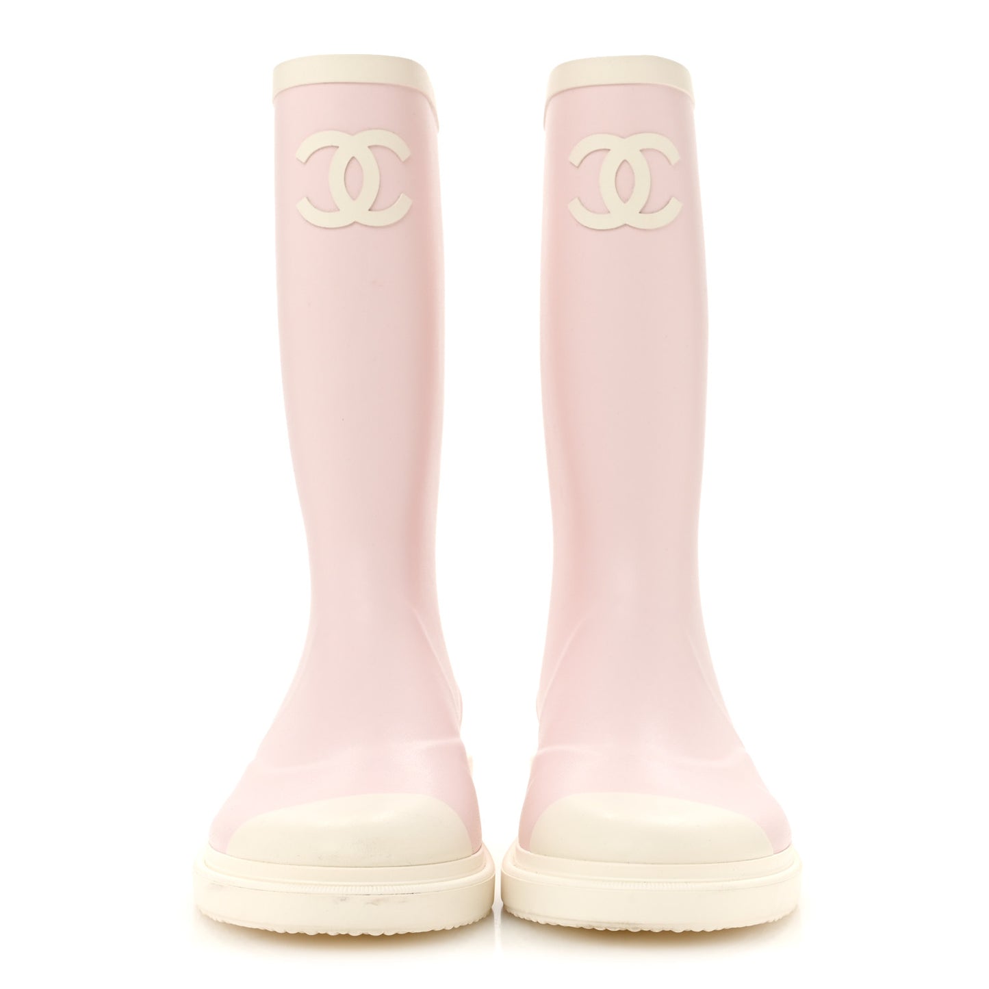 Caoutchouk CC High Boots 39 Light Pink White