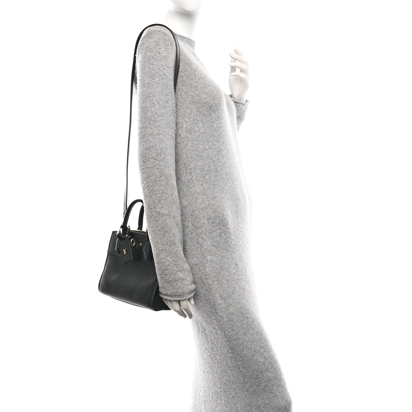 Calfskin City Steamer Mini Black