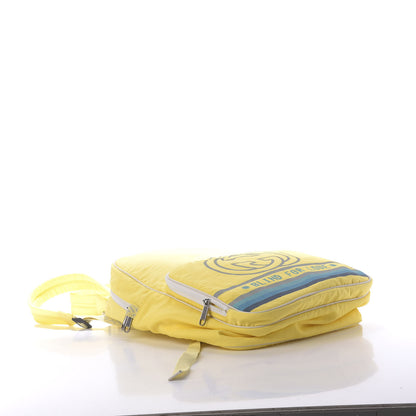 Gucci Nylon Twill Blind For Love Interlocking G Backpack Pastel Yellow Multicolor 3 of 9