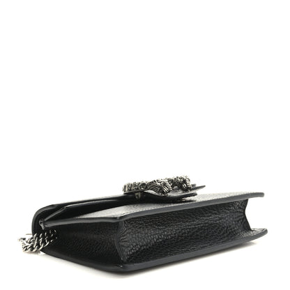 Gucci Calfskin Super Mini Dionysus Shoulder Bag Black 4 of 9