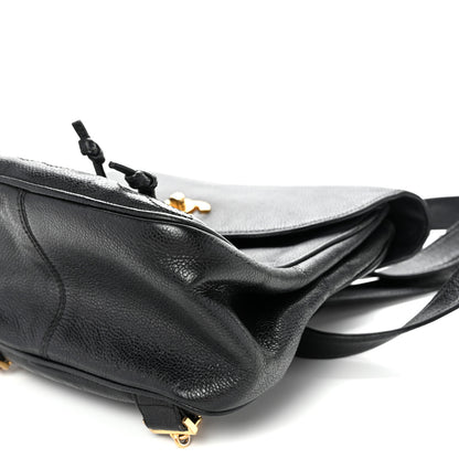 Chanel Caviar CC Backpack Black 9 of 10
