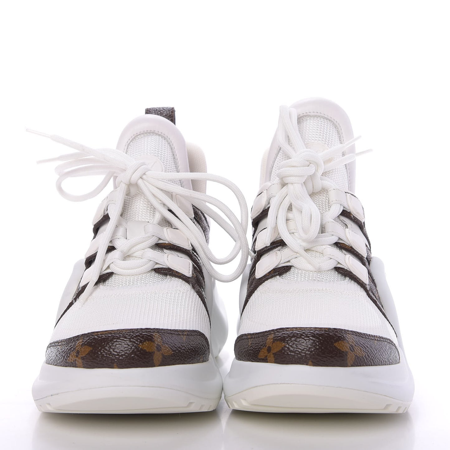 Patent Monogram LV Archlight Sneakers 37.5 White
