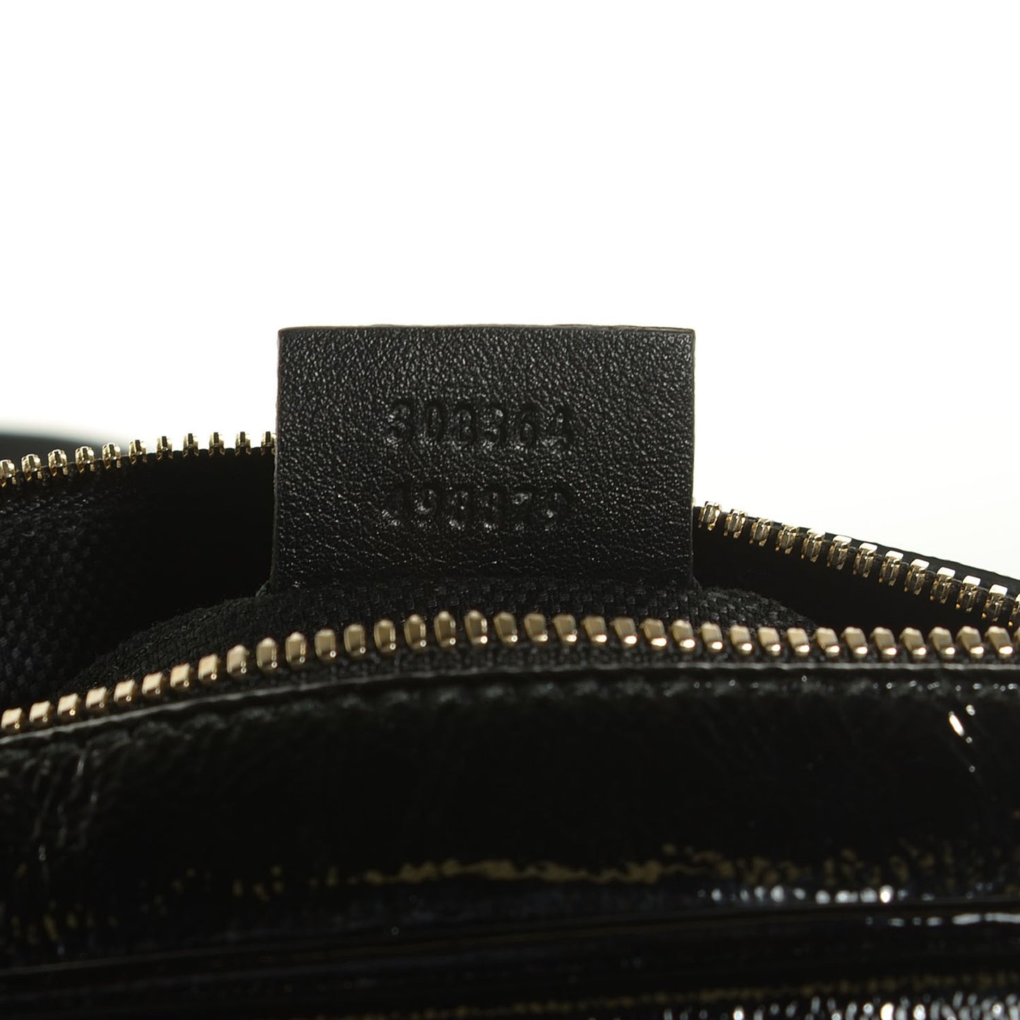 Soft Patent Small Soho Disco Bag Black