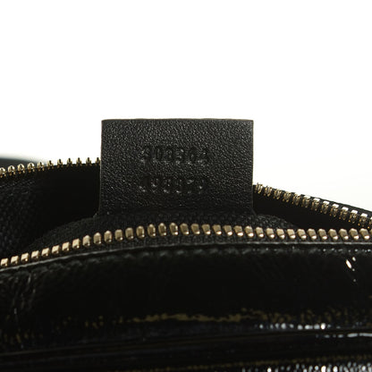 Gucci Soft Patent Small Soho Disco Bag Black 7 of 9