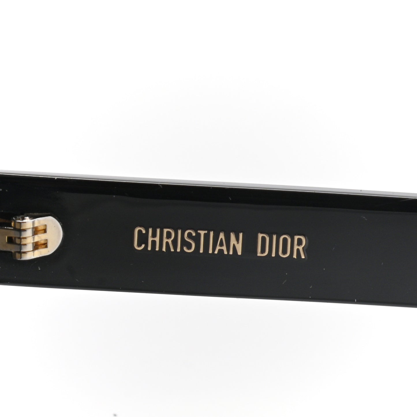 Acetate Diorsignature S1U Square Sunglasses Black