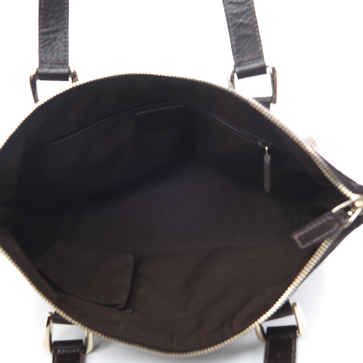 Monogram Small Abbey Tote Dark Brown