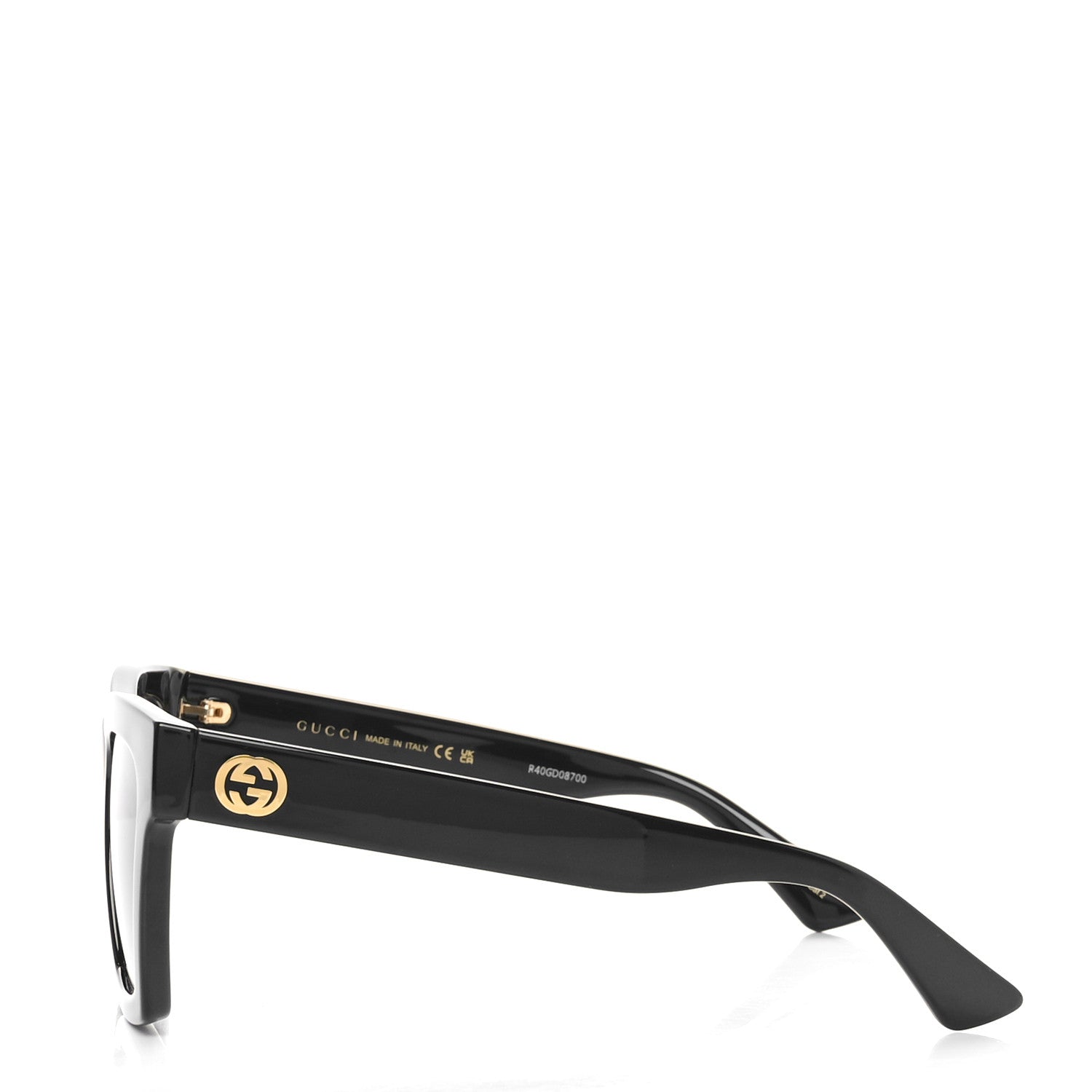 Gucci Acetate Square Frame Sunglasses GG1714S Black 3 of 7
