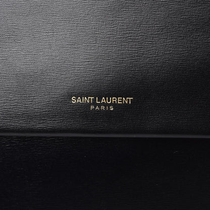 Saint Laurent Calfskin Sao Shoulder Bag Black 6 of 8