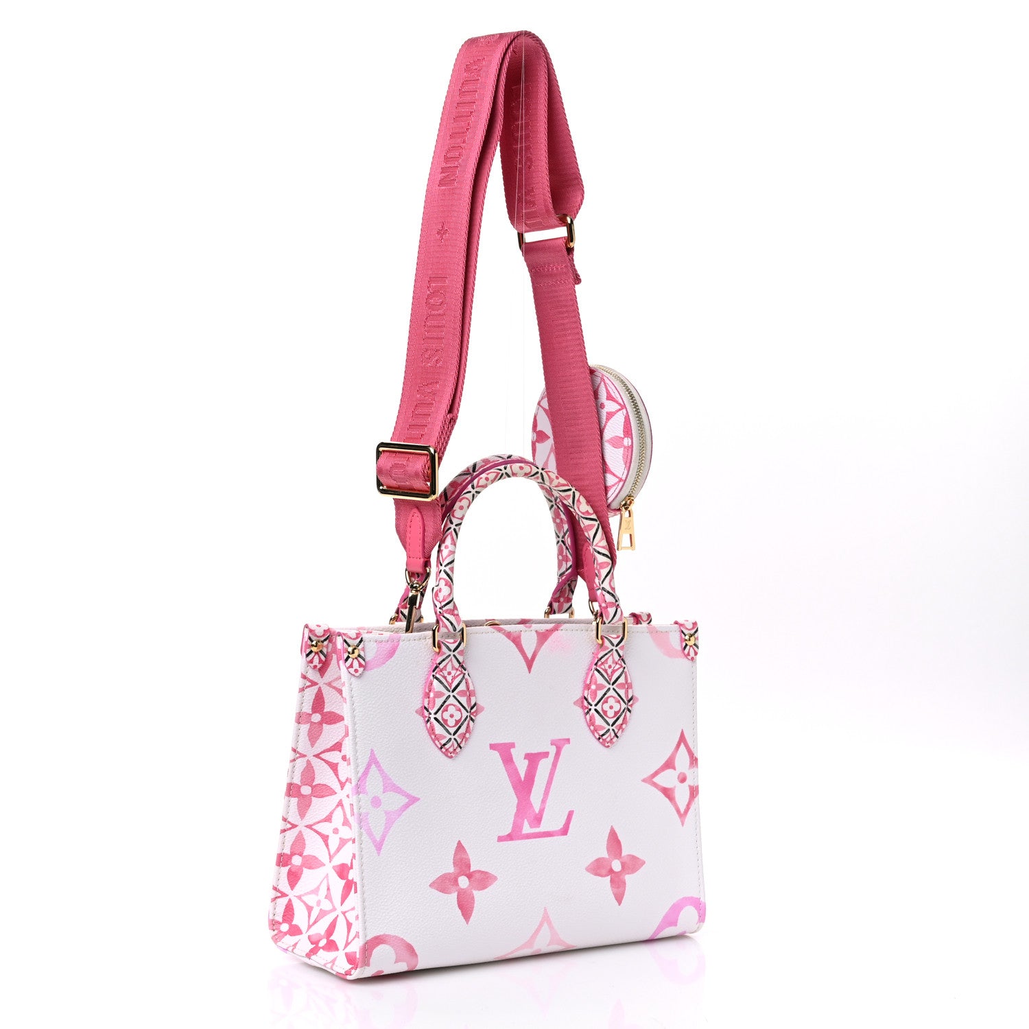 Louis Vuitton Monogram Giant By The Pool 2.0 Onthego PM Pink 2 of 9