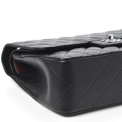 Chanel Caviar Quilted Jumbo Double Flap Black 5 of 9