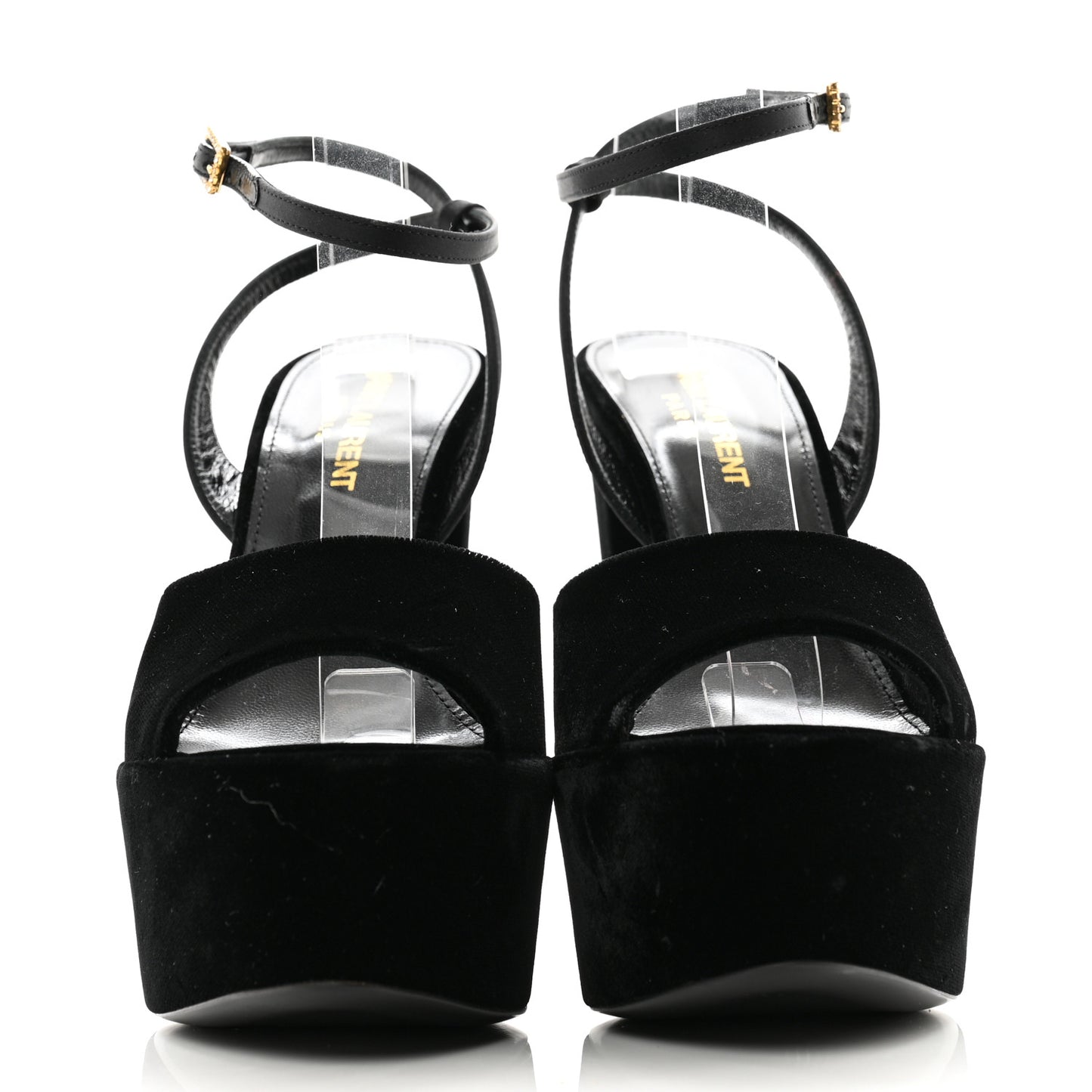Velvet Jodie Platform Sandals 36 Black