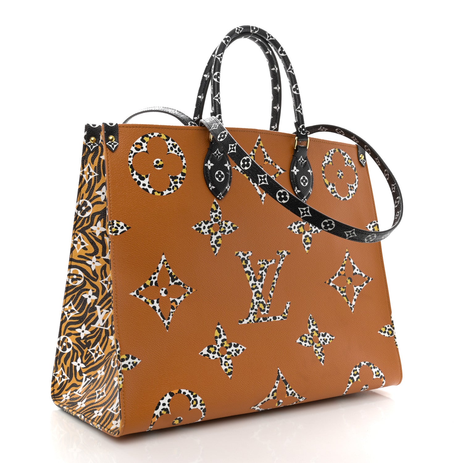 Louis Vuitton Monogram Giant Jungle Onthego GM Black 3 of 10