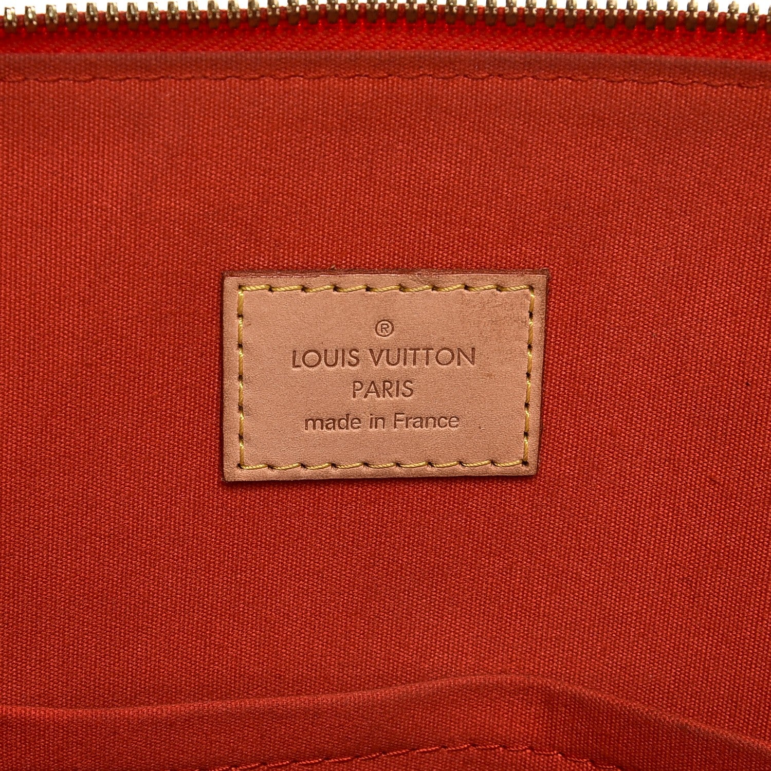 Louis Vuitton Vernis Alma GM Orange Sunset 6 of 9