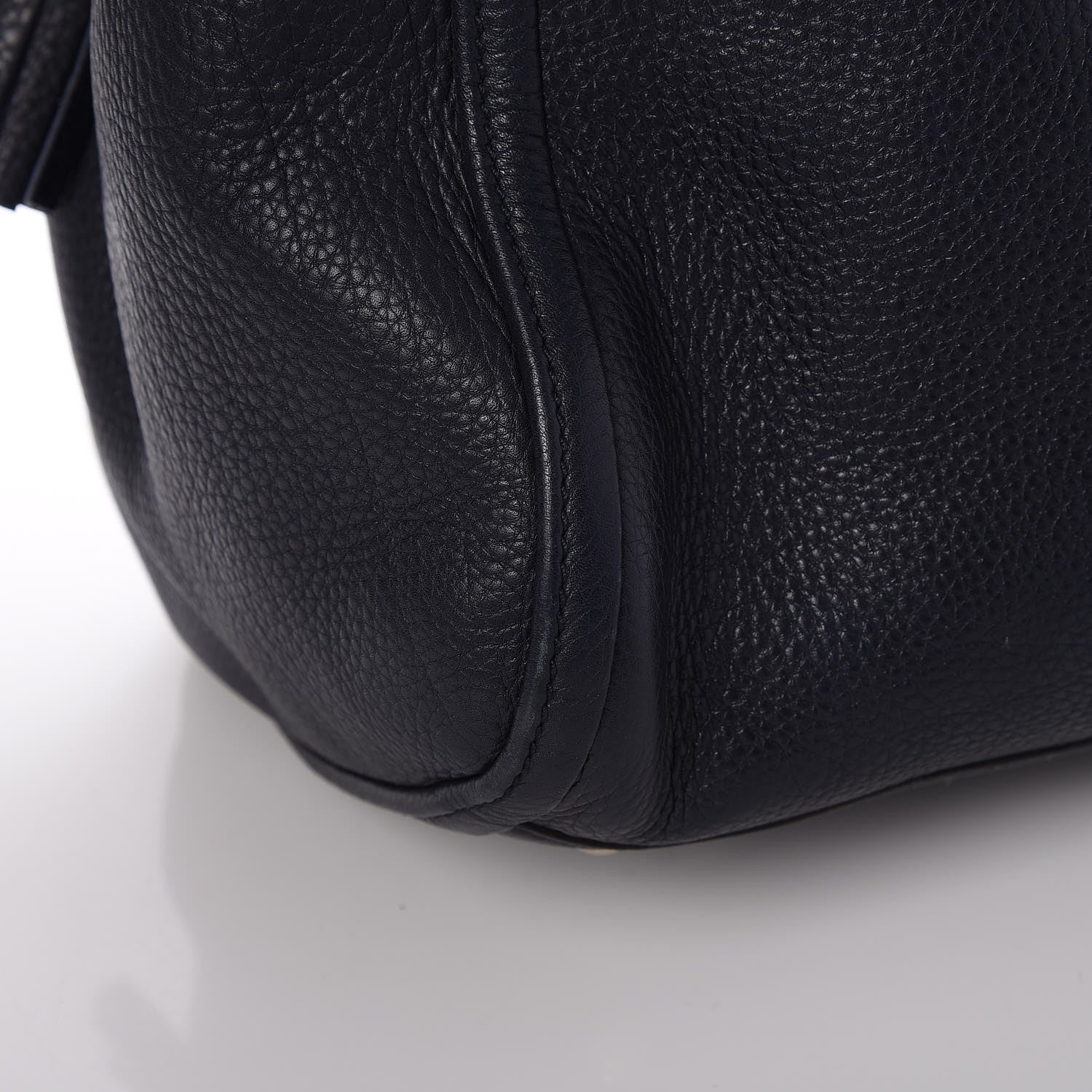 Gucci Pebbled Calfskin Large Soho Shoulder Bag Blue 8 of 9