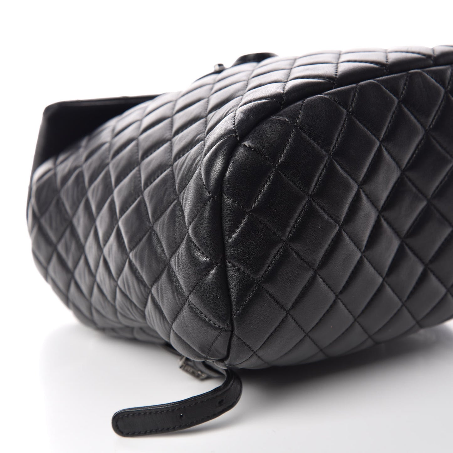 Lambskin Quilted Large Urban Spirit Backpack Black