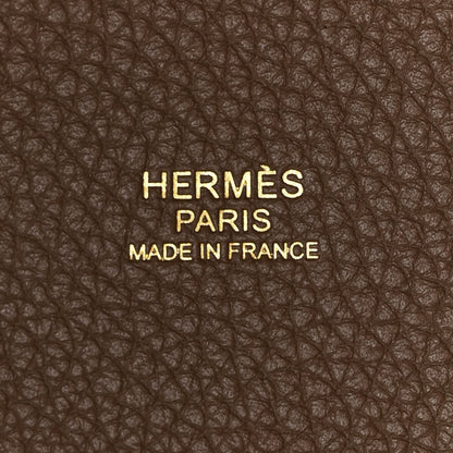 Hermes Taurillon Clemence Picotin Lock 22 MM Etoupe 6 of 11