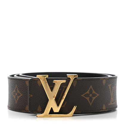 Louis Vuitton Monogram Epi LV Initiales Reversible Belt 100 40 Black 2 of 10