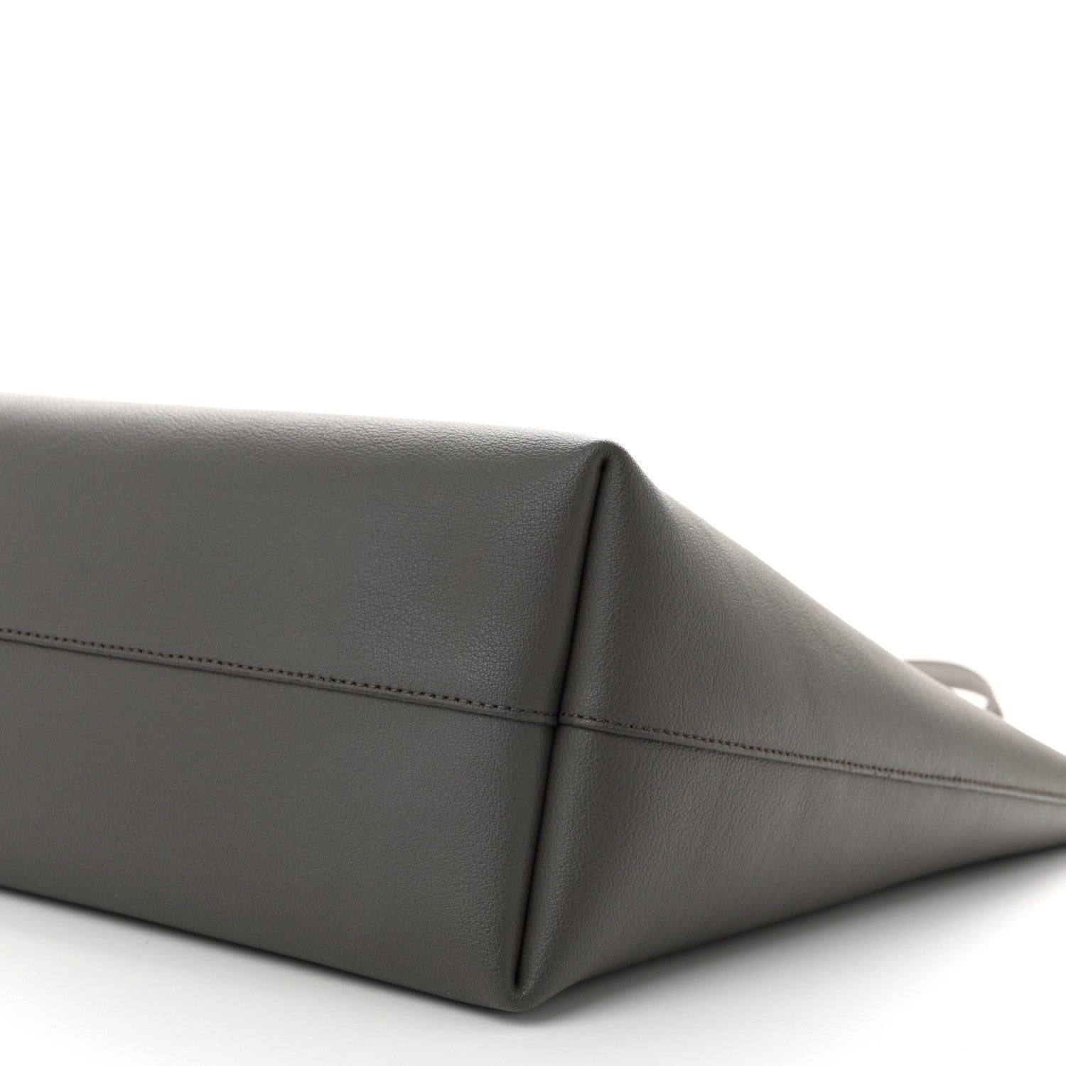 Saint Laurent Calfskin Large Shopping Tote Kaki Militaire 10 of 12