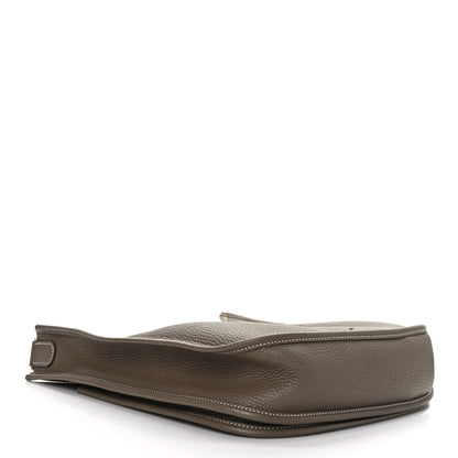 Hermes Taurillon Clemence Evelyne III PM Etoupe 4 of 10
