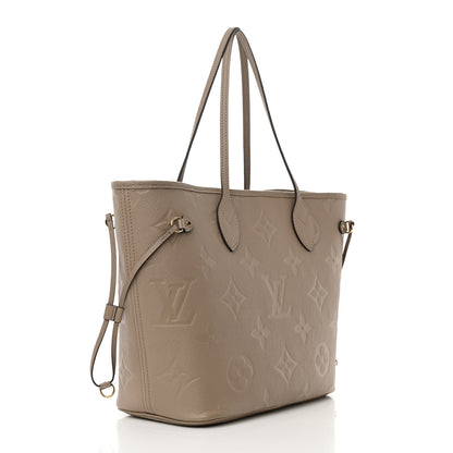 Louis Vuitton Empreinte Monogram Giant Neverfull MM Tourterelle 3 of 11