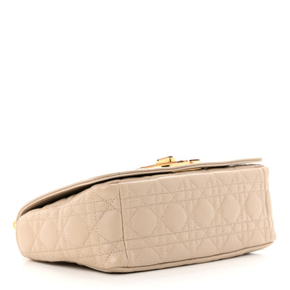 Christian Dior Calfskin Cannage Medium Caro Bag Beige 4 of 13