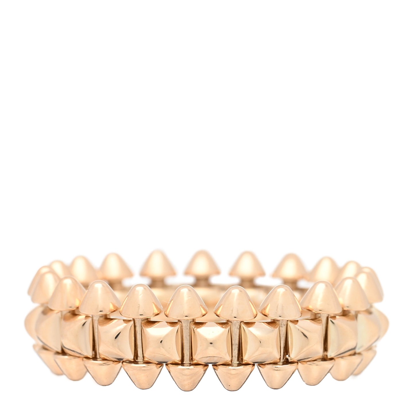 18K Pink Gold SM Clash De Cartier Ring 48 4.5