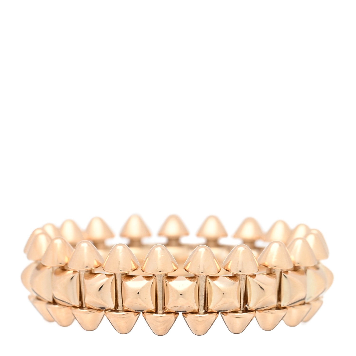 Cartier 18K Pink Gold SM Clash De Cartier Ring 48 4.5 1 of 5