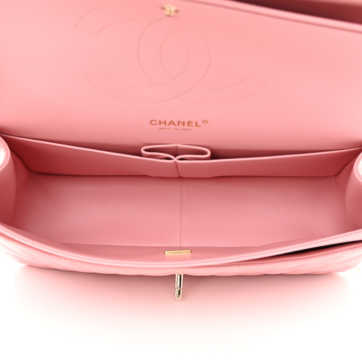 Chanel Caviar Quilted Jumbo Double Flap Pink 5 of 12