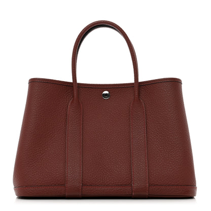 Hermes Vache Country Garden Party 30 TPM Rouge H 1 of 10